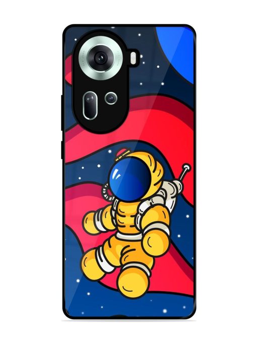 Cosmic Cruiser Glossy Soft Edge Case for Oppo Reno 11 (5G)