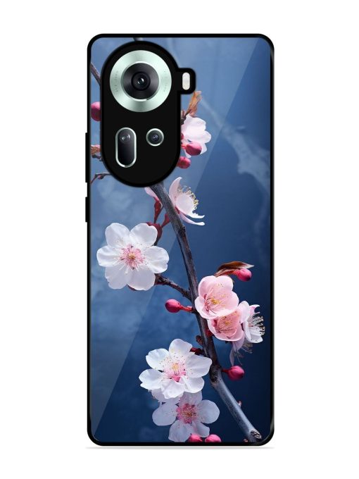 Delicate Blossoms Glossy Soft Edge Case for Oppo Reno 11 (5G) Chachhi