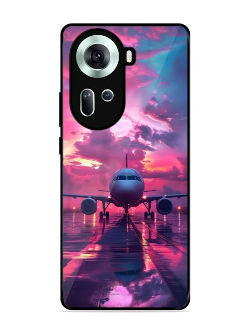 Neon Runway Glossy Soft Edge Case for Oppo Reno 11 (5G) Chachhi