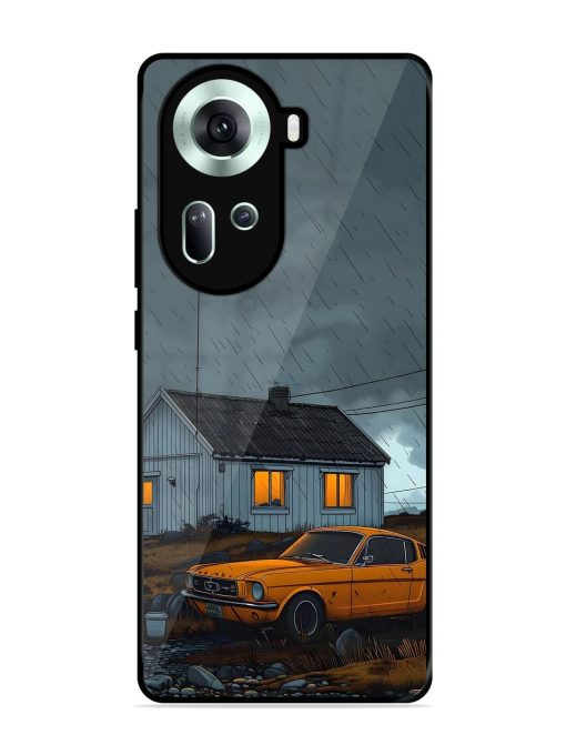 Rainy Day Retreat Glossy Soft Edge Case for Oppo Reno 11 (5G) Chachhi