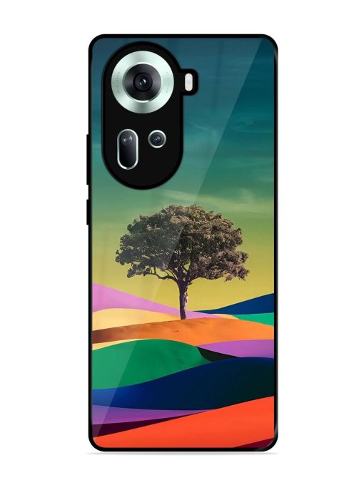 Rainbow'S Lone Sentinel Glossy Soft Edge Case for Oppo Reno 11 (5G) Chachhi