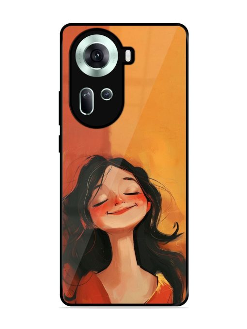 Neon Girl Glossy Soft Edge Case for Oppo Reno 11 (5G)
