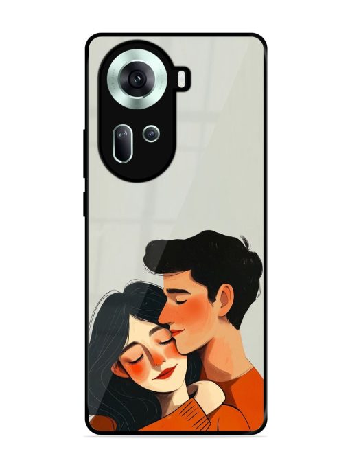 Craft Couples Glossy Soft Edge Case for Oppo Reno 11 (5G) Chachhi