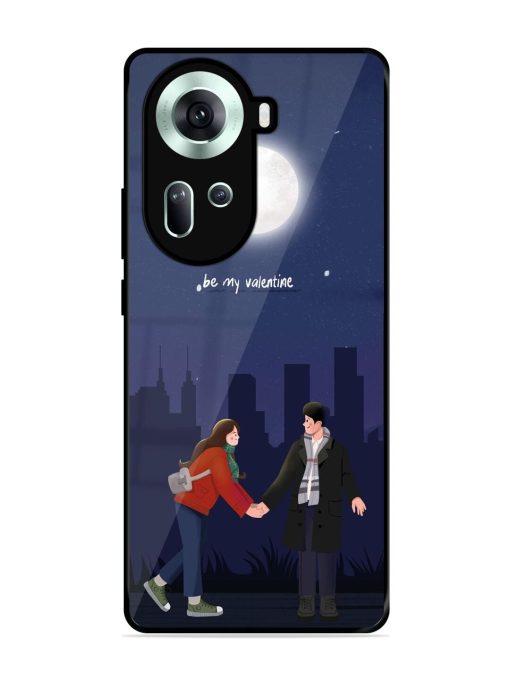 Moonlight Proposal Glossy Soft Edge Case for Oppo Reno 11 (5G) Chachhi