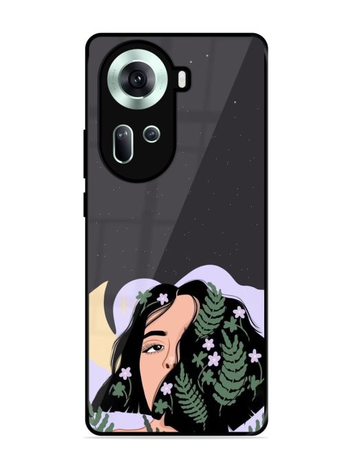 Lunar Lullaby Glossy Soft Edge Case for Oppo Reno 11 (5G)