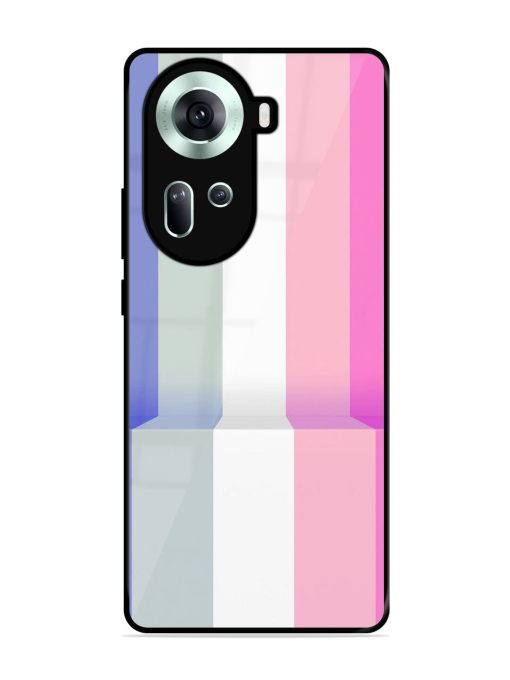Pastel Palette Glossy Soft Edge Case for Oppo Reno 11 (5G)