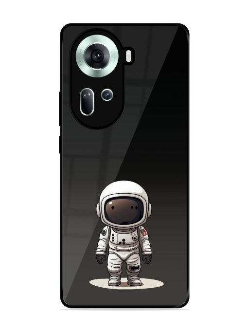 Neon Astronaut Glossy Soft Edge Case for Oppo Reno 11 (5G) Chachhi