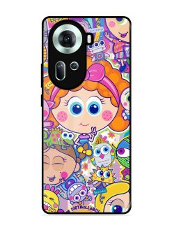 Distroller Friends Glossy Soft Edge Case for Oppo Reno 11 (5G)