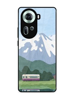 Mountainside Reflections Glossy Soft Edge Case for Oppo Reno 11 (5G)