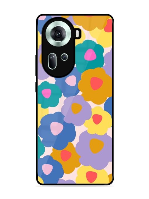 Flower Power Glossy Soft Edge Case for Oppo Reno 11 (5G)