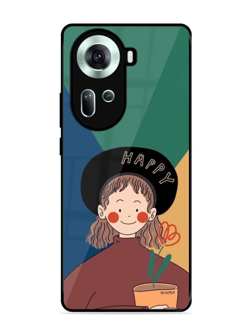 Happy Momo Glossy Soft Edge Case for Oppo Reno 11 (5G) Chachhi