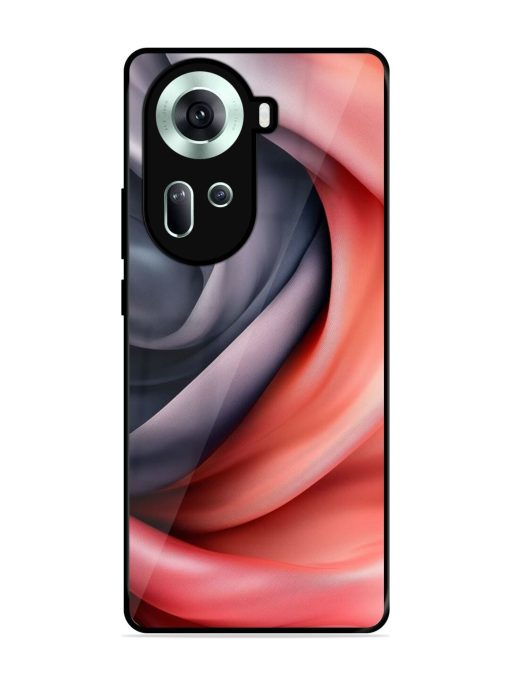 Swirling Silk Glossy Soft Edge Case for Oppo Reno 11 (5G)