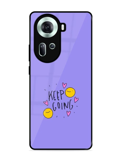 Smiling Through It All Glossy Soft Edge Case for Oppo Reno 11 (5G) Chachhi