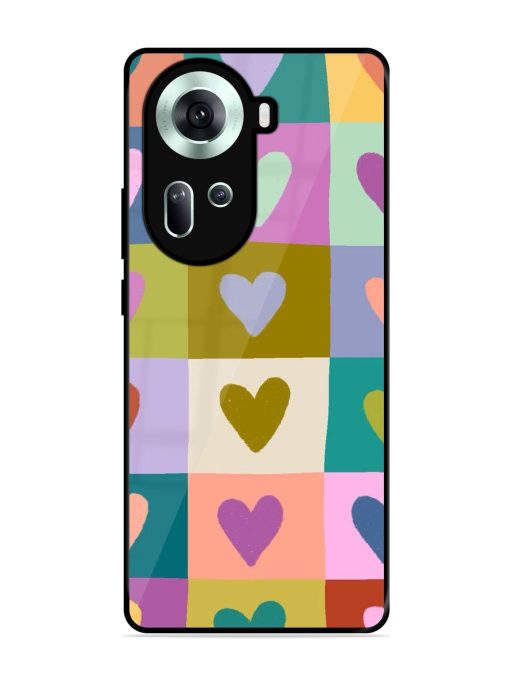 Box Of Hearts Glossy Soft Edge Case for Oppo Reno 11 (5G)