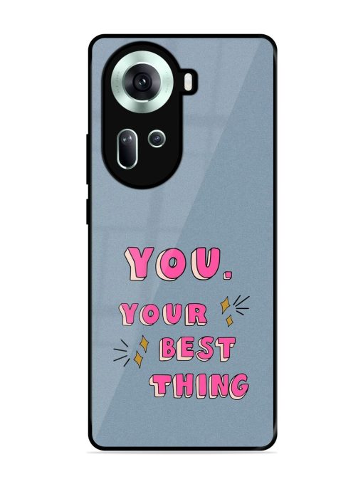 Self-Love Sparkles Glossy Soft Edge Case for Oppo Reno 11 (5G) Chachhi