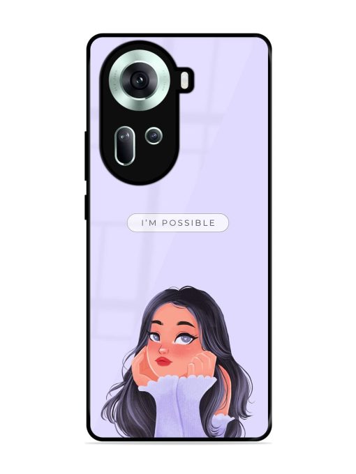 Im Possible Glossy Soft Edge Case for Oppo Reno 11 (5G) Chachhi