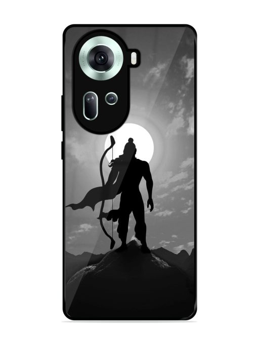 The Undefeated Warrior Glossy Soft Edge Case for Oppo Reno 11 (5G) Chachhi