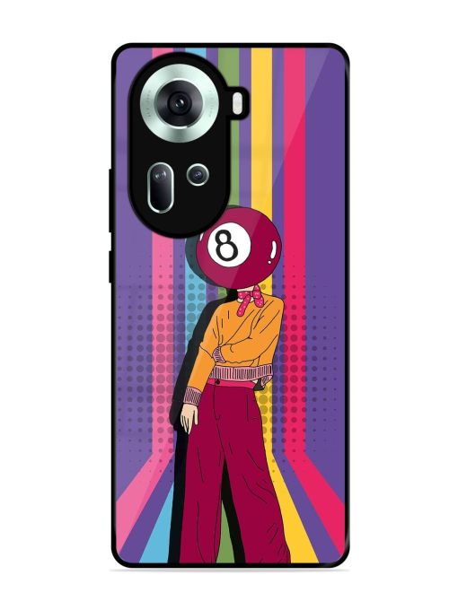 Eight Ball Fashionista Glossy Soft Edge Case for Oppo Reno 11 (5G)