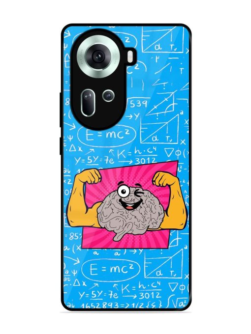 Brainy And Strong Glossy Soft Edge Case for Oppo Reno 11 (5G)