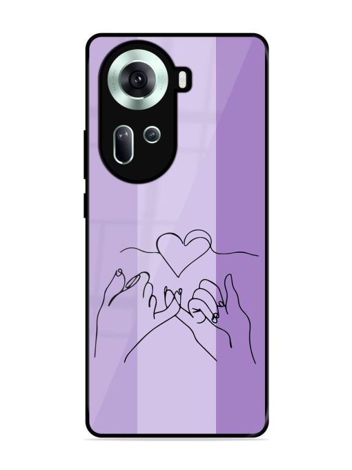 Forever Linked Glossy Soft Edge Case for Oppo Reno 11 (5G)