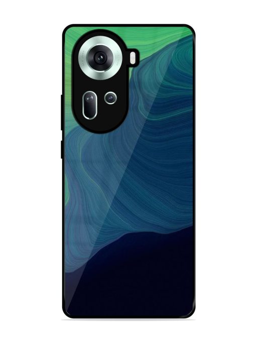 Oceanic Dreams Glossy Soft Edge Case for Oppo Reno 11 (5G) Chachhi