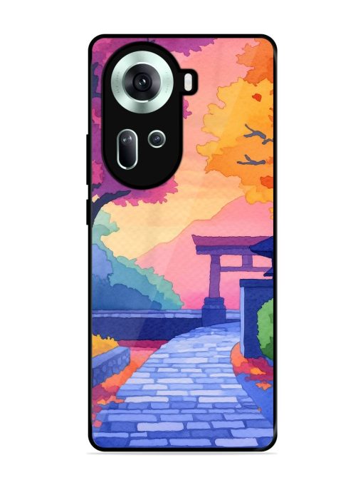 Autumnal Serenity Glossy Soft Edge Case for Oppo Reno 11 (5G) Chachhi