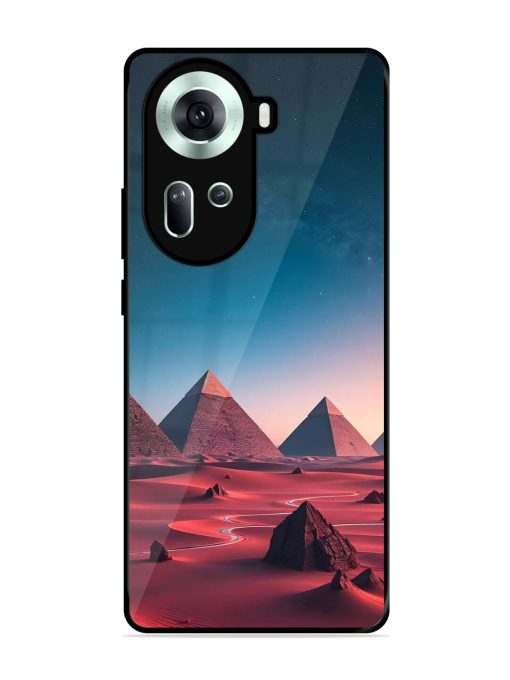 Ancient Wonders Sky Glossy Soft Edge Case for Oppo Reno 11 (5G) Chachhi