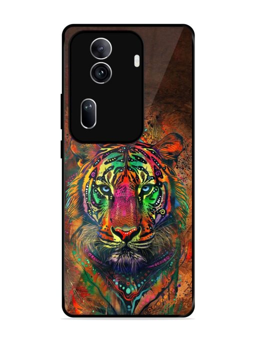 Cosmic Tiger Glossy Soft Edge Case for Oppo Reno 11 Pro (5G) Chachhi