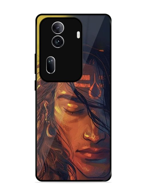 Tranquil Shiva Glossy Soft Edge Case for Oppo Reno 11 Pro (5G) Chachhi