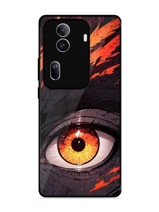 Inferno Gaze Glossy Soft Edge Case for Oppo Reno 11 Pro (5G) Chachhi