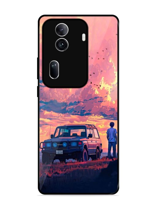 Solitude'S Horizon Glossy Soft Edge Case for Oppo Reno 11 Pro (5G) Chachhi