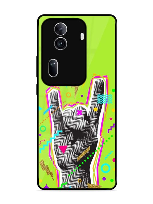 Neon Rock Glossy Soft Edge Case for Oppo Reno 11 Pro (5G) Chachhi