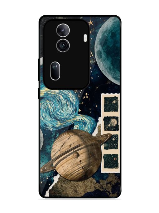 Celestial Tapestry Glossy Soft Edge Case for Oppo Reno 11 Pro (5G) Chachhi