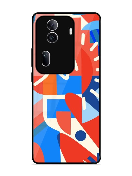 Abstract Harmony Glossy Soft Edge Case for Oppo Reno 11 Pro (5G) Chachhi