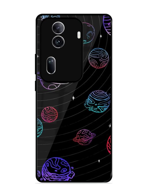 Cosmic Ballet Glossy Soft Edge Case for Oppo Reno 11 Pro (5G) Chachhi