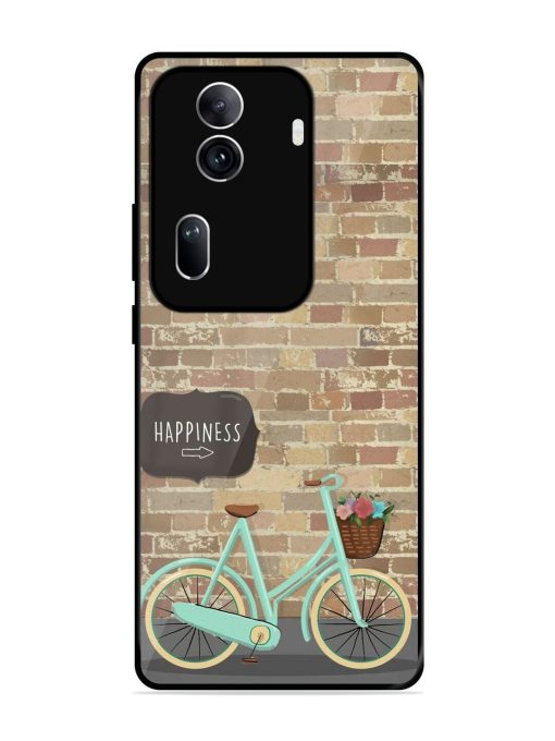 Pedaling Towards Happiness Glossy Soft Edge Case for Oppo Reno 11 Pro (5G) Chachhi