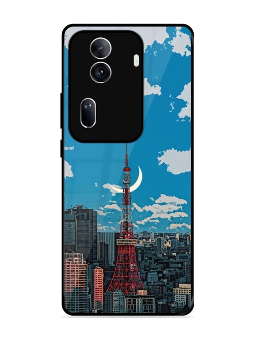 Tokyo Twilight Glossy Soft Edge Case for Oppo Reno 11 Pro (5G) Chachhi