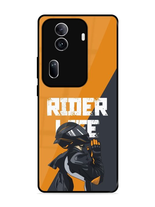 Ride Never Ends Glossy Soft Edge Case for Oppo Reno 11 Pro (5G)