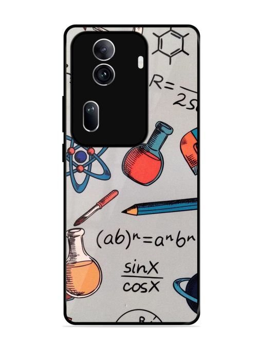 Science Doodle Glossy Soft Edge Case for Oppo Reno 11 Pro (5G) Chachhi