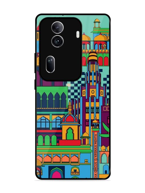 Indian Tapestry Glossy Soft Edge Case for Oppo Reno 11 Pro (5G) Chachhi