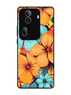 Tropical Bloom Glossy Soft Edge Case for Oppo Reno 11 Pro (5G)