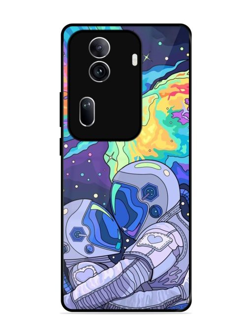 Cosmic Love Glossy Soft Edge Case for Oppo Reno 11 Pro (5G) Chachhi