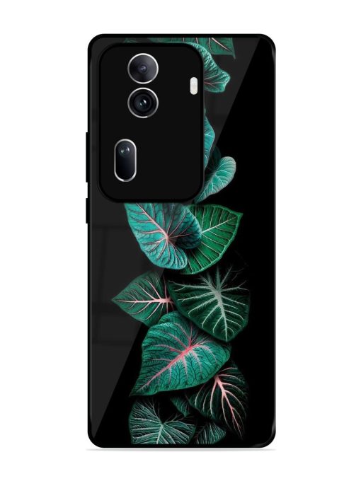 Emerald Elegance Glossy Soft Edge Case for Oppo Reno 11 Pro (5G) Chachhi