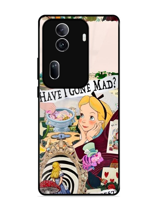 Mad Hatter'S Collage Glossy Soft Edge Case for Oppo Reno 11 Pro (5G) Chachhi