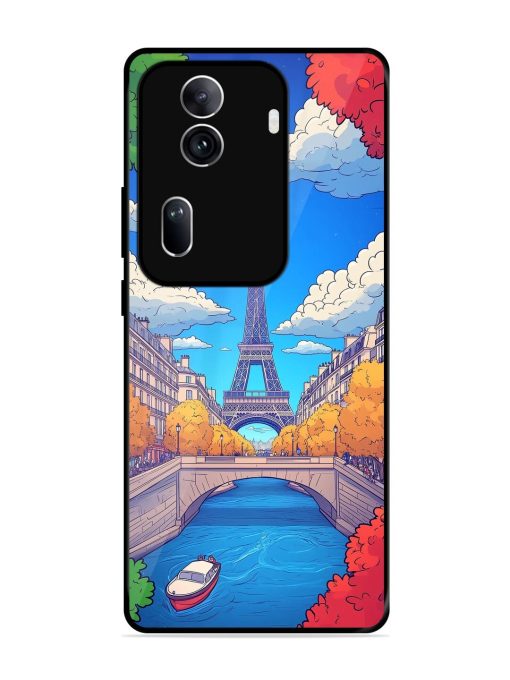 Parisian Panorama Glossy Soft Edge Case for Oppo Reno 11 Pro (5G) Chachhi