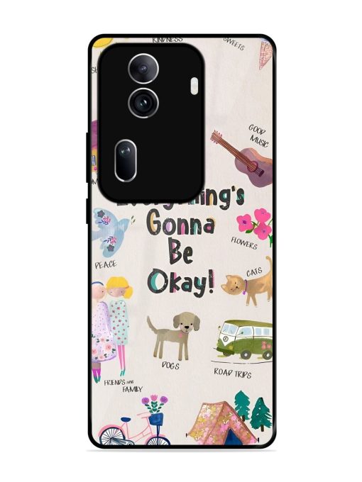 Sunshine And Smiles Glossy Soft Edge Case for Oppo Reno 11 Pro (5G)