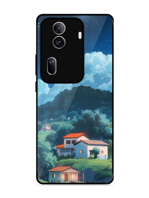 Peaceful Nightscape Glossy Soft Edge Case for Oppo Reno 11 Pro (5G) Chachhi