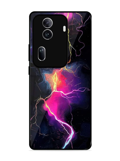 Electric Dreams Glossy Soft Edge Case for Oppo Reno 11 Pro (5G) Chachhi