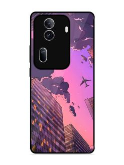 Urban Twilight Glossy Soft Edge Case for Oppo Reno 11 Pro (5G)