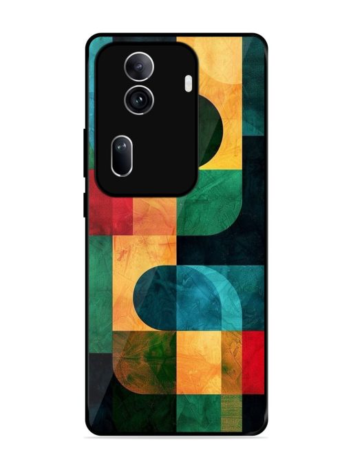 Geometric Harmony Glossy Soft Edge Case for Oppo Reno 11 Pro (5G) Chachhi